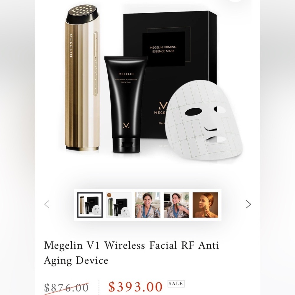 Megelin Gold Facial RF Anti-Aging Device
